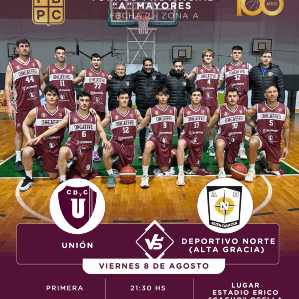 Unión recibe a Deportivo Norte en su debut como local en la Liga Provincial de Mayores