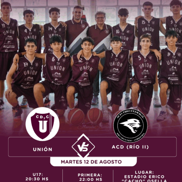 Unión recibe a ACD de Río Segundo por una nueva fecha de la ABO