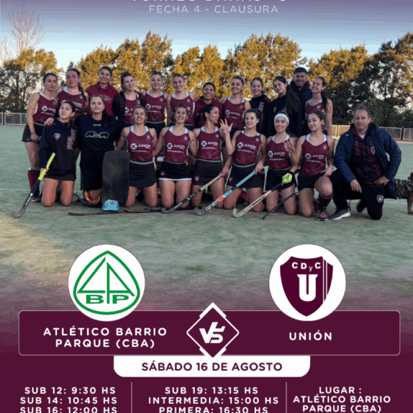 Unión visita a Barrio Parque por la Fecha 4 del Torneo Damas “C” Clausura